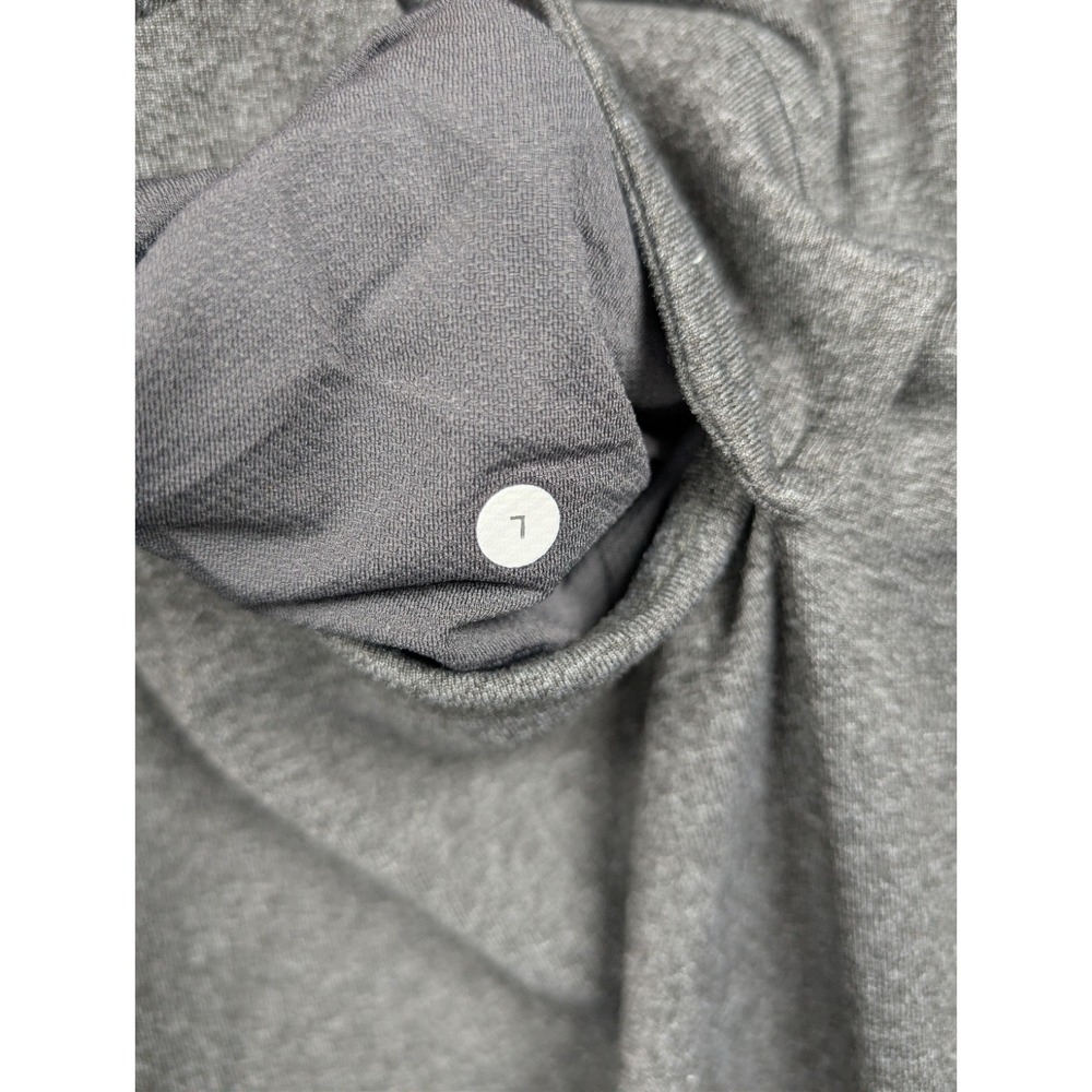 Lululemon Men's Pull On Pants Sz L Straight Leg Hidden Drawstring Gray Flap Pkts - Picture 7 of 8